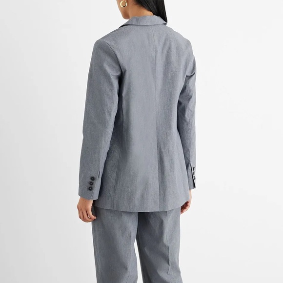 IRIS & INK grey blazer size 14 - Picture 2 of 15